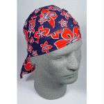 FLYDANNA HAWAIIAN RED & BLUE FLORAL